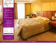 Tablet Screenshot of mansiongardenhotel.com